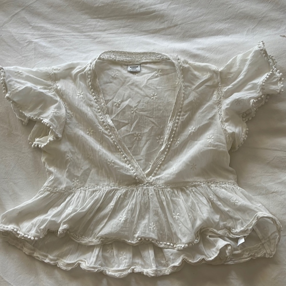 Sunday Best Duet Blouse Size S